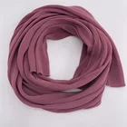 Instant Hijab Hijab Woman Customized Colors Instant Chiffon Pleated Hijab Muslim Women