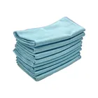 Cleaning Cloths Hot Sale Streak Free Lint Free Glass Window 300 Gsm Blue Microfiber Cleaning Cloth