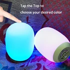 Night Light LED Night Light Kids RGB Light Baby Silicone Portable Touch Sensor Lamp Rechargeable Cute Night Lamp