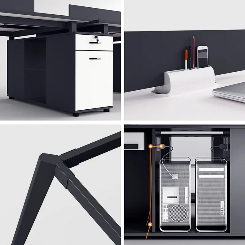 Round Wooden Clock For Desk Standing Deske Mat Black Office Desk