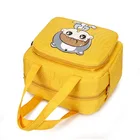 Hand Bags Cheap Waterproof Women Hand Bags Wholesale Nylon Yellow Handbag With Cute Baby Carton For Mommy