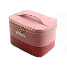 Case Wholesale Portable Makeup Brushes Personal Bags Pu Leather Zipper BOX Cosmetic Case