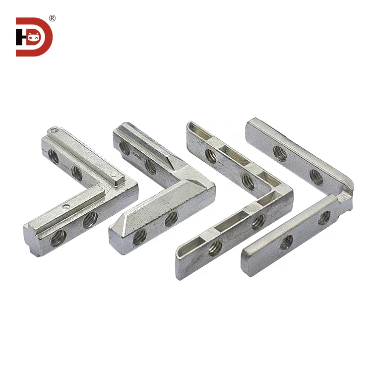 Aluminum Profile Accessories 20/30/40/45 Aluminum Profile Corner groove Built-in Corner Code Internal Connector L-shaped supplier
