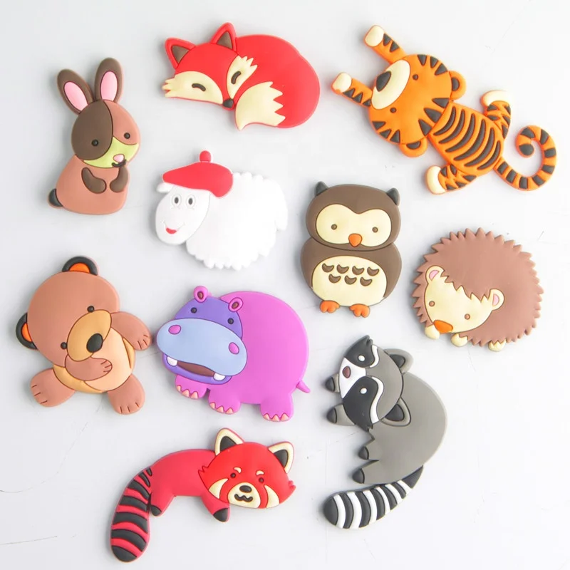 Fridge Magnets Kids Cartoon Zoo Animal Magnetic Toys Toddler 3d Pvc  Refrigerator Magnets For Whiteboard Baby Magnets - Buy Wholesale  Personalized Custom Cute Ocean Animals 3d Soft Pvc Fridge Magnet,New Craft  Small