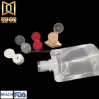 Liquid Pouch Spout Detergent Pouch 16mm Liquid Stand Up Pouch With Spout For Detergent With Flip Top Cap