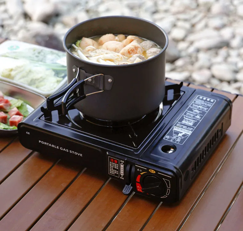 Wholesale Portable Mini Gas BBQ Grill with Smokeless Design and Safety Features for Camping details