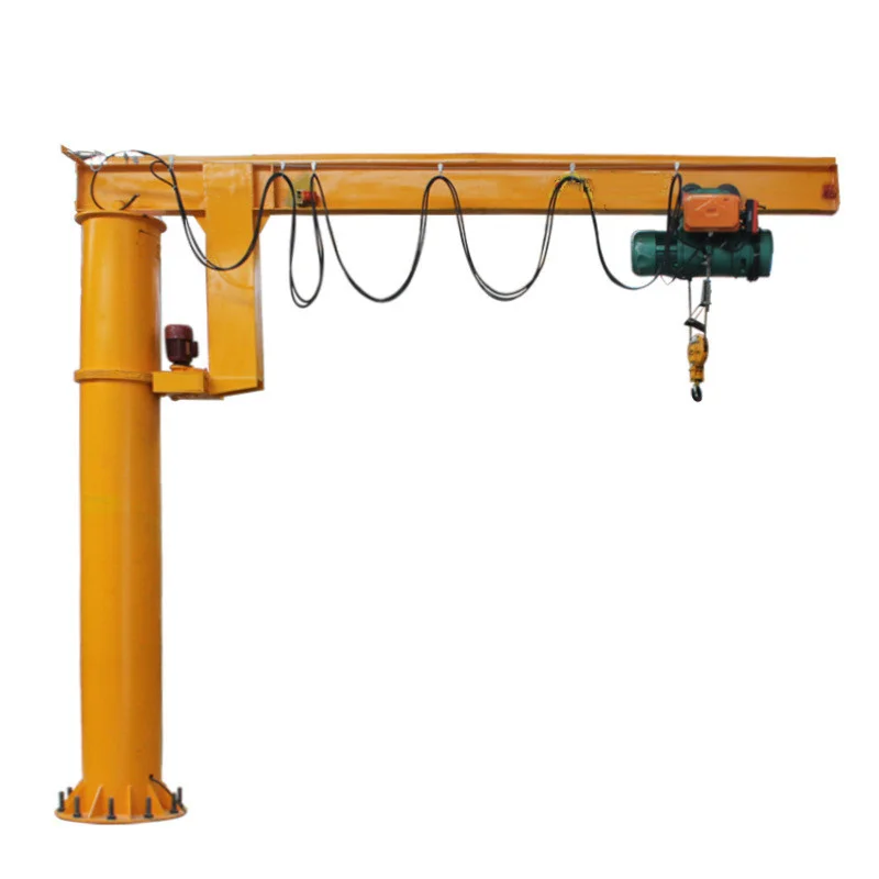 Fixed Hand Operated Fixed Column Free Lifting Jib Crane With Electric