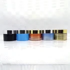 Cream Cosmetic Jar Glass Cosmetic Jar Pots De Creme Cosmetique 50ml Glass Aluminum Lid Luxury Skin Care Cream