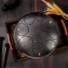 Drum Hand Pan Drum SUXINRU 8inches 8tones Sliver Drum Set Hand Pan Drum Steel Tongue Drum For Education