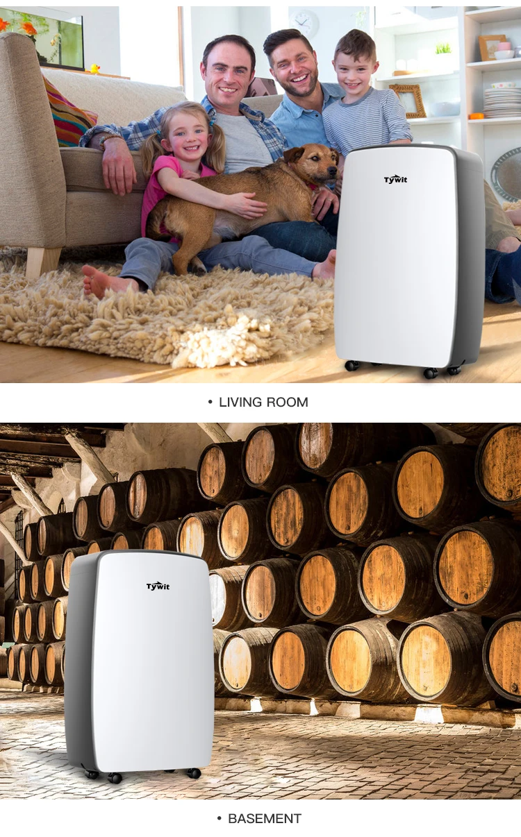 Smart Touchscreen Dehumidifier, 20L/day, R290 - detail 18