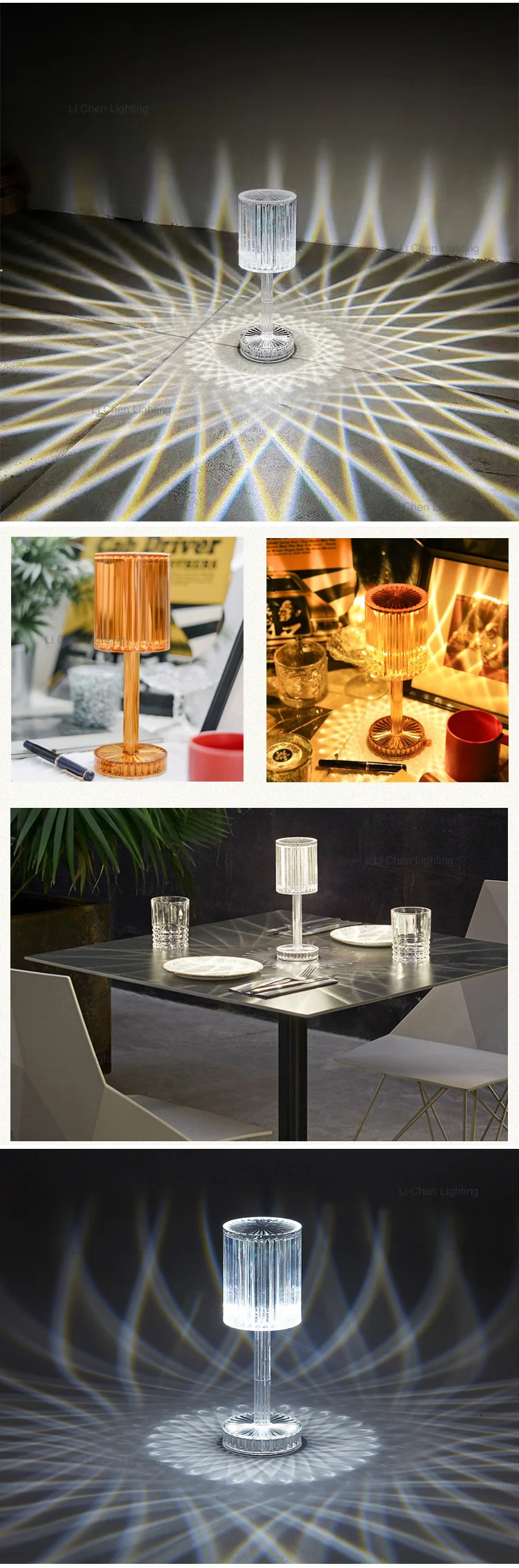 tb5028 wholesale home hotel camping table dining decoration touch switch rgb modern led table lamp-2