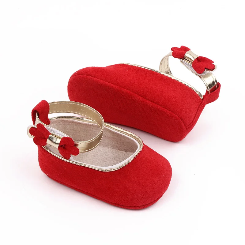 Wholesale Soft Sole Indoor Baby Newborn Infant Baby Girl Shoes 0-18 Months factory