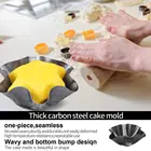 3 Pack 6 Inch Black Tortilla Maker Nonstick Taco Shell Maker Salad Bowl Carbon Steel Baking Molds For Kitchen