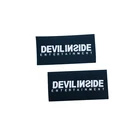 Adhesive Labels Customer Size Adhesive Fabric Labels Factory Customized Self Adhesive Woven Fabric Sticker Labels