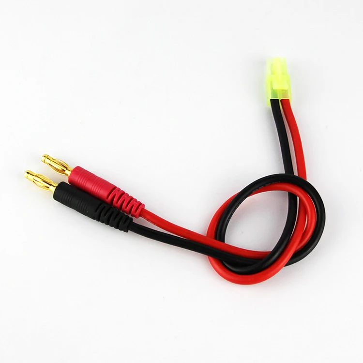 Tamiya Male to 4mm Bullet Banana Battery 150mm 14AWG Charger Charging Leads 