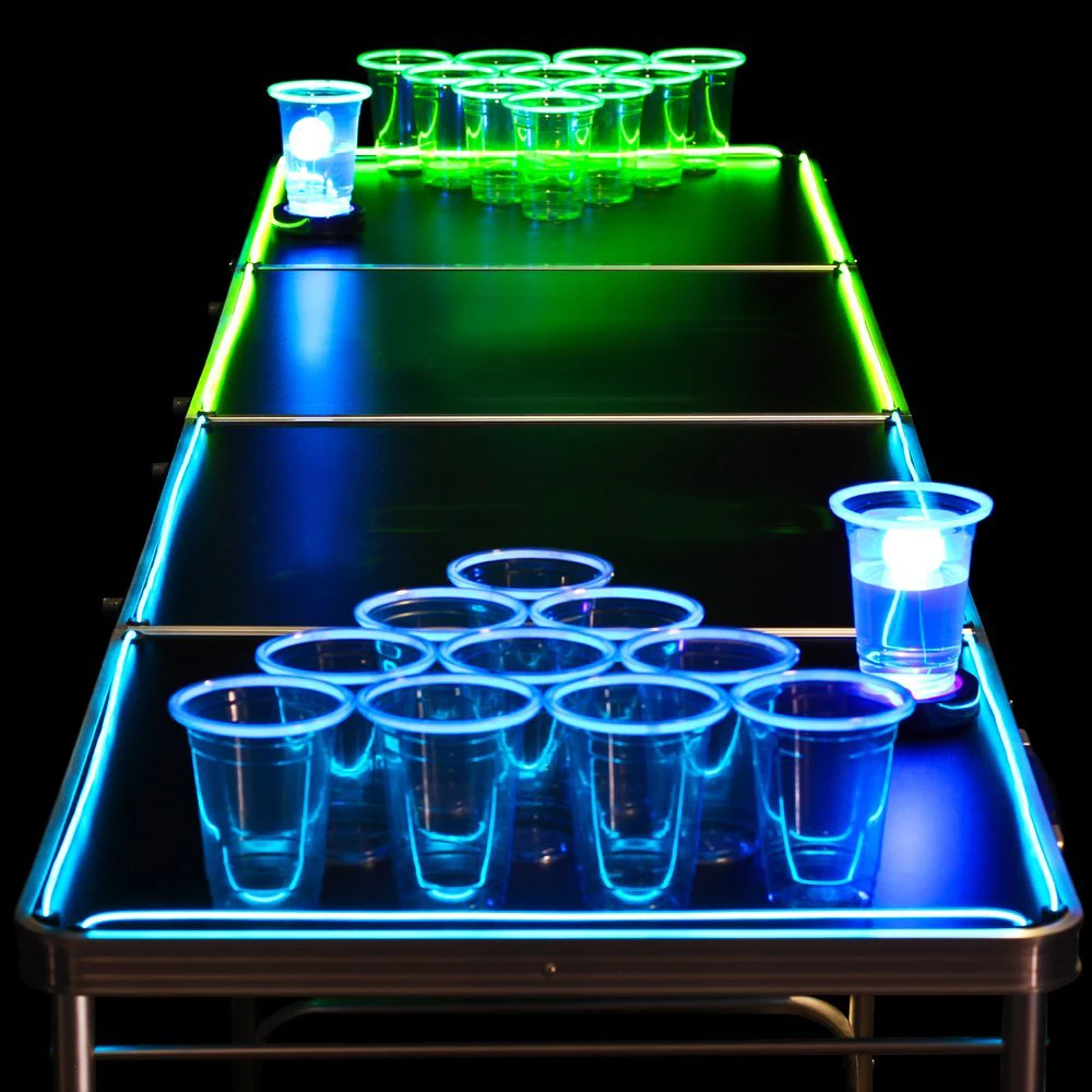 18oz 510ml Plastic PS Custom Logo Beer pong Printed Beer Pong Set Plastic Cups Colored Cups Drinking game