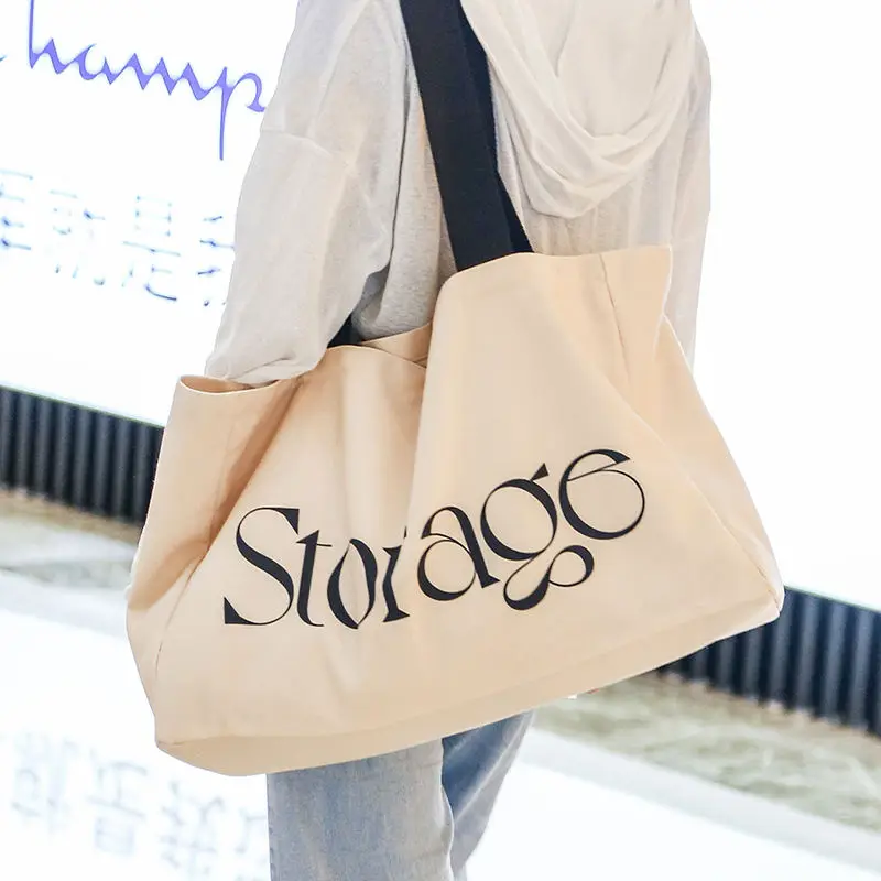 Factory Wholesale Large Cloth Organic Cotton Bags Canvas Tote Bag Blank Grocery Reusable Shopping Bag with Custom Printed Logo factory