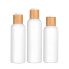 Bottle Lotion Bottle Bamboo Wholesale Eco Friendly 150ml Spray Bottle Bamboo Lid Lotion Bottle For Travel
