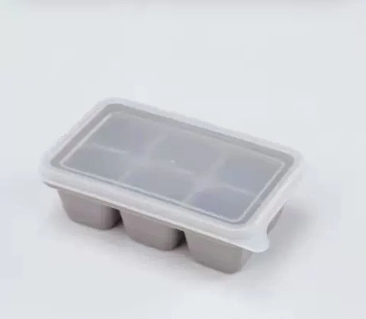 The 6 Cavity Silica Gel Ice Box Freezer Tool Ice Mold Household Ice Box with Cover factory