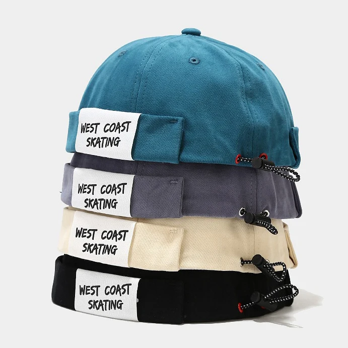 Spring Brimless Hat Capless Hat 