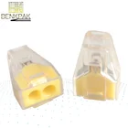 Wire Connector PCT-102 Push Wire Connector 2 Pin Conductor Terminal Block Cable Connector