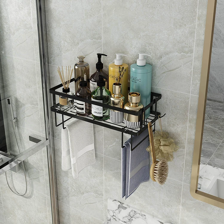 Metal Wall Mounting Bathroom Accessory Corner Shelf