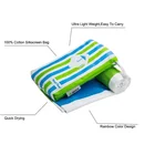 Beach Towel Striped Striped Beach Towels Swim Pool Beach Towel Custom 100% Microfiber Striped Beach Towel