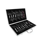 Show Piece Razorline GVA020 Fancy Aluminium Hair Scissor's Show Case For 20 Piece