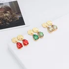 Earring Fashion Coloful Epoxy Resin Earring Popular Light Stud Earring Women Wedding Statement Earring