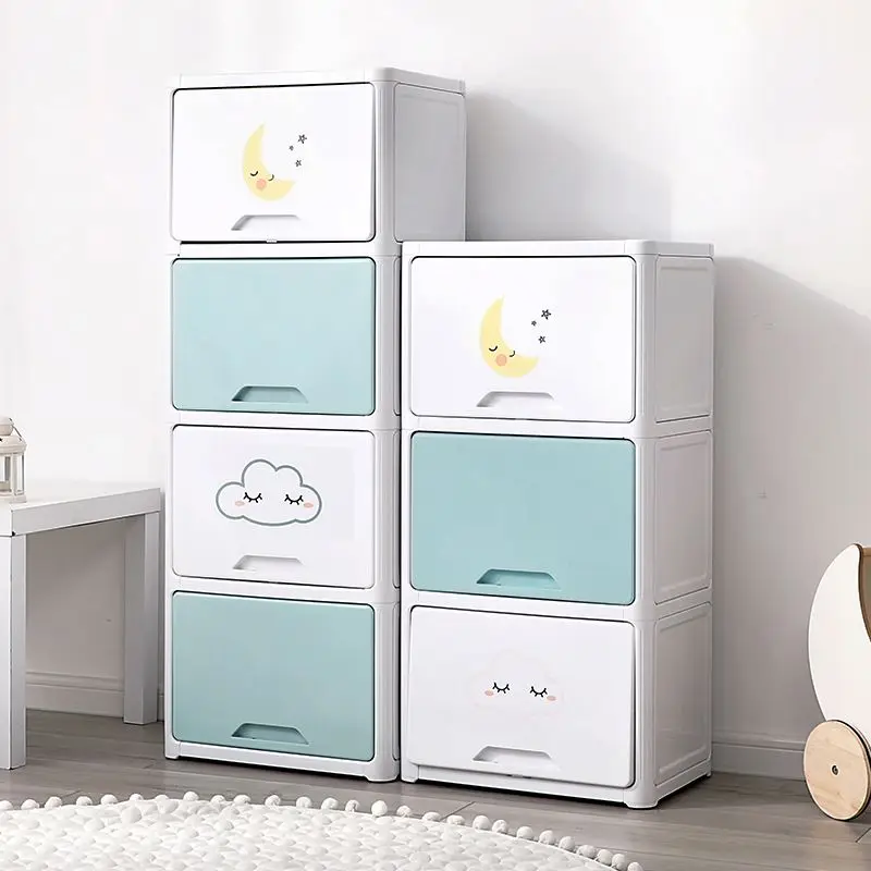 Manufacturer classical layers and plastic drawers storage furniture storage wardrobe cabinet