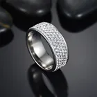 Gold Ring Miss Jewelry Wholesale New Stainless Steel Hip Hop Iced Out Gold Plated Mens Diamond Ring