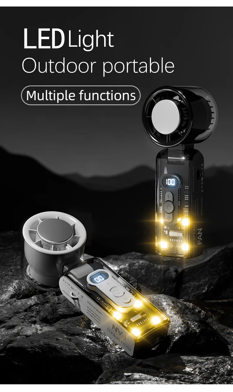 Mini Handheld Fan, USB, Portable, 100 - detail 16