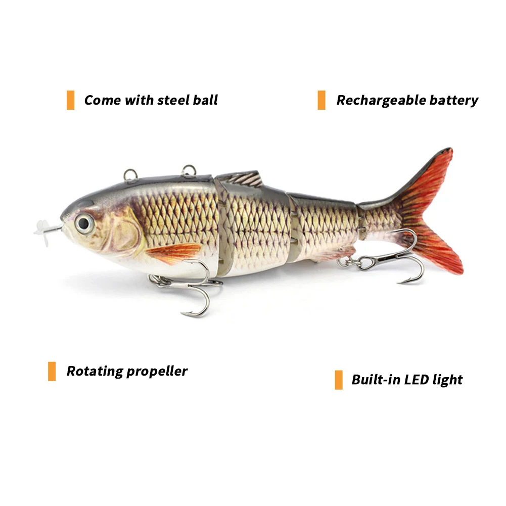 Electric Lure Bait Robotic Swimming Wobbler Fishing Lures For 4-Segement swimbait USB Rechargeable Flashing LED lures.jpg