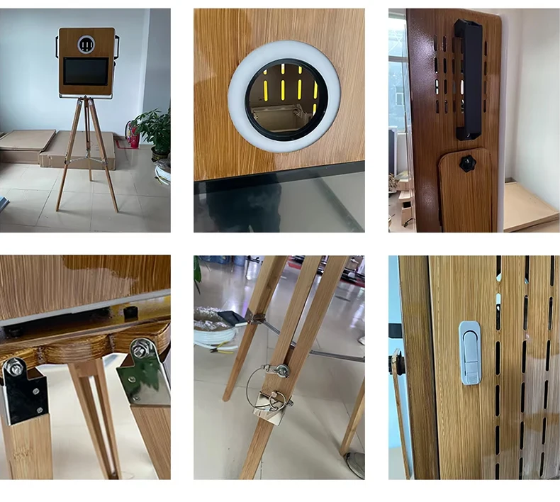 Touch Screen Wooden vogue Photo Booth and Camera Retro Photo Booth Shell Selfie Photo Booth Machine Hb7a7290738ba4000b10de7bd9154c5f0F