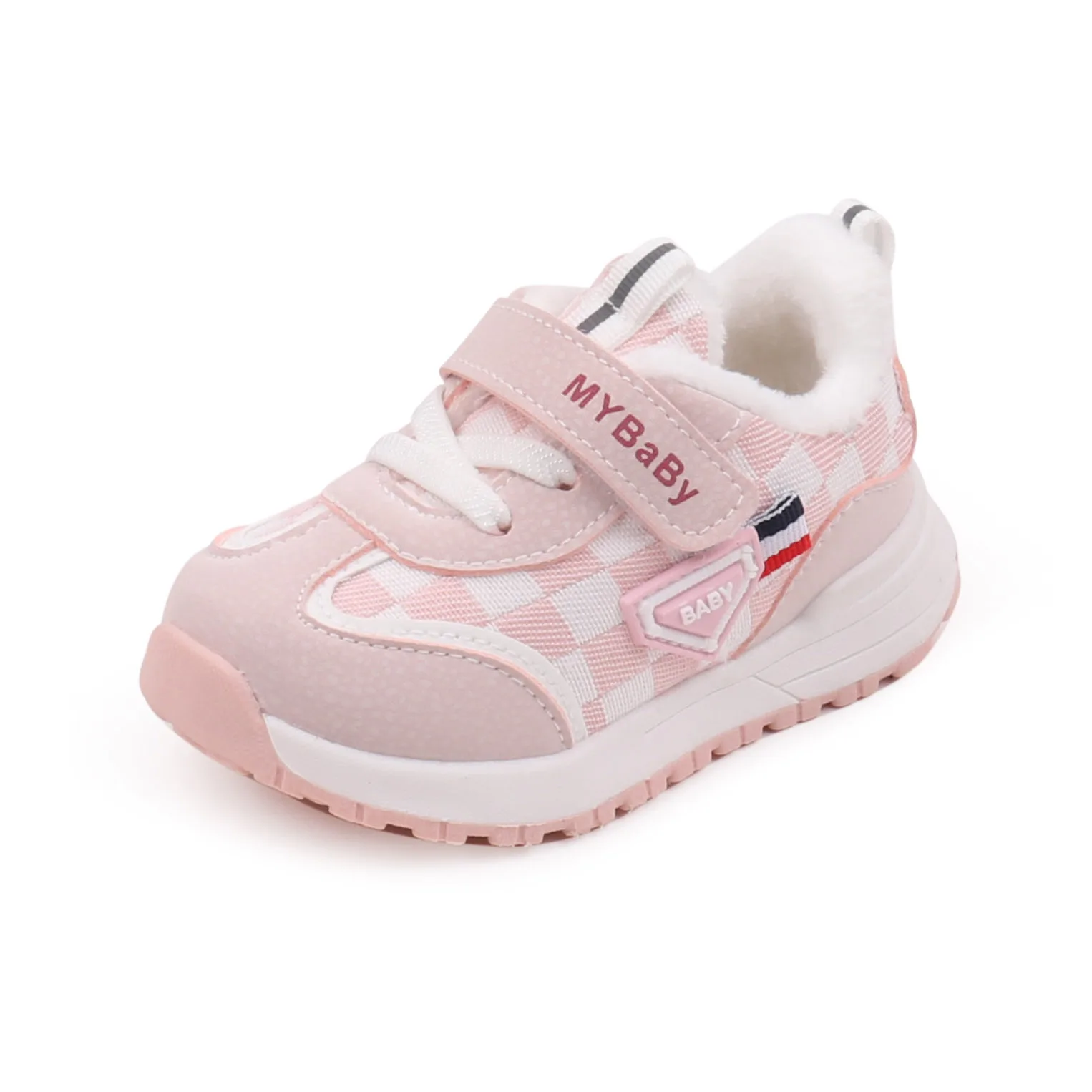 Children's Shoes Autumn and Winter Plus Cashmere Warm Comfortable Casual Fashion Walking Kids Shoes details