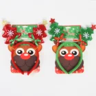 Bells Hot Selling Christmas Tree Shape Fabric Headband With Small Bells For Hair Decorate