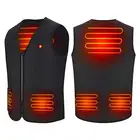 Mens Vest Heated Mens Vest Mens Neoprene Heated Vest Portable 5V USB Heated Waistcoat