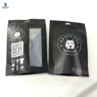 Shirt Tshirt Plastic Bag Custom Design Printed Zip Lock Plastic T Shirt Underwear Packaging Bag