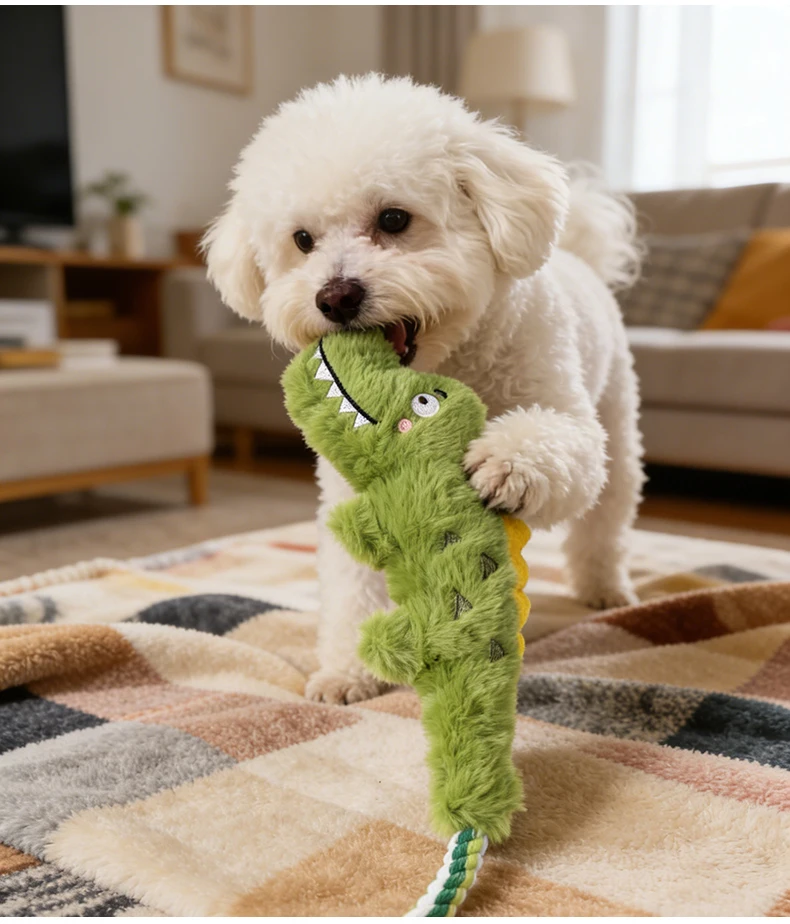 New Cute Small Animal Shape Plush Pet Toy With Squeaker Bite Resistant Chew Toy for Dogs Interactive Pet Supplies factory