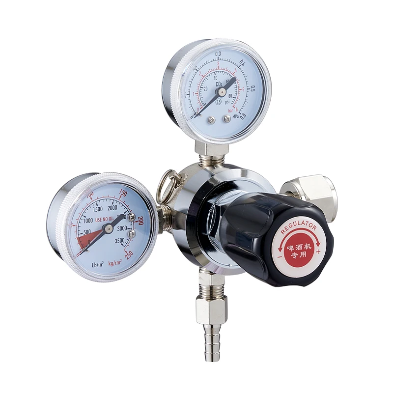 product adjustable brass high pressure regulator draft beer brewery co2 primary regulator co2 pressure reducing valve-2