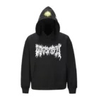 Hoodie String Oversized French Terry Hoodie No String High Quality Black Hoodie Men