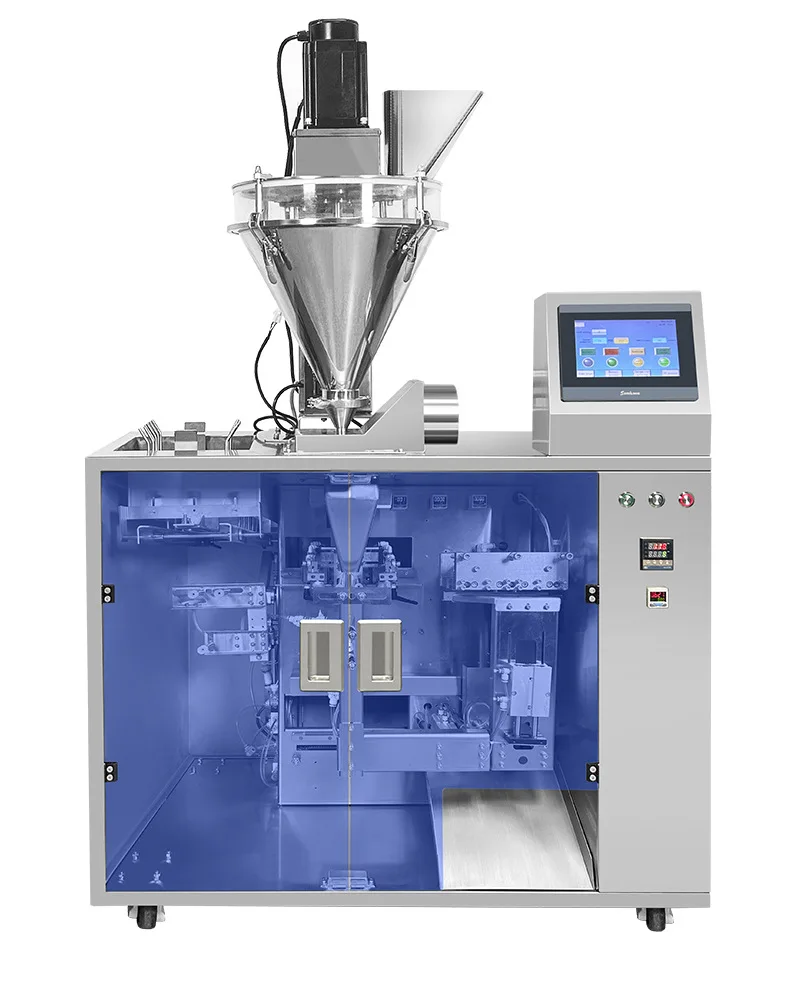 Automatic Vertical Bag Filling Sealing Machine for Nuts Sugar Coffee Grains Dry Fruits Premade Stand Pouch Packaging for Food