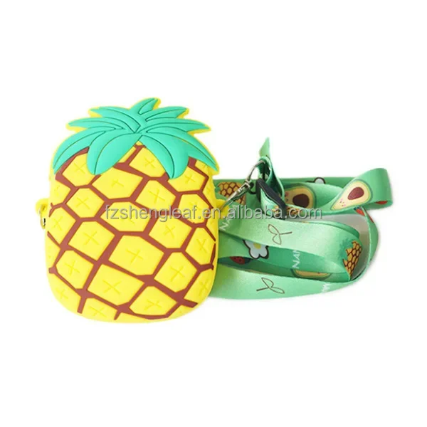 product japanese style mini fruit custom childrens silicone shoulder bags cute cartoon pouch purse for girl beautiful handbags for kids-2