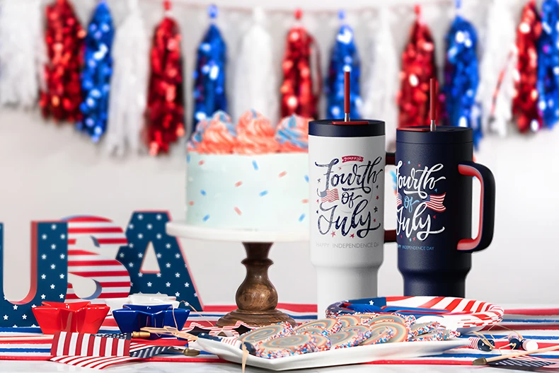 Gifts America Independance Day Product Tumbler Car Tumbler 40oz Mug factory