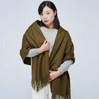 Scarf Top Quality Custom 100% Pure Cashmere Pashmina Shawl Autumn And Winter Women Warm Scarf Pashmina Shawls