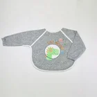 Bibs Cloths Cotton Bib Wholesale Customize Infant Cotton Baby Bibs Waterproof Long Sleeve Baby Bibs Baby Burp Cloths