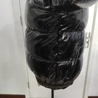 Black Jacket 2021 New Fashion Shinny Factory Custom Black Thick Winter Men Puffer Jacket With Hood