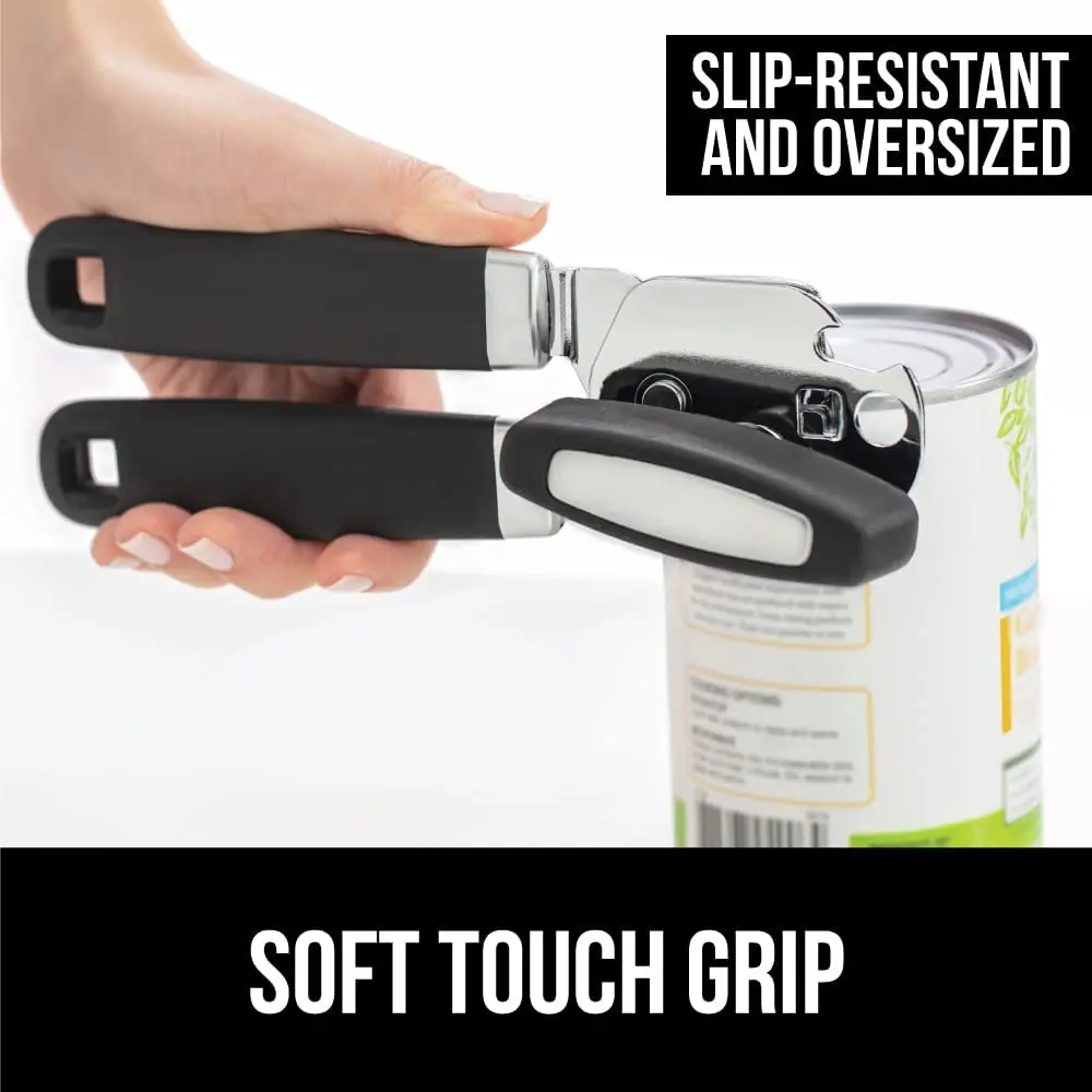 Factory Wholesale -Manual Handheld Strong Can Opener Stainless Steel Can Opener