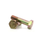 Yellow Professional Manufacture Yellow Zinc Plated Hex Screw Din931 Bolts