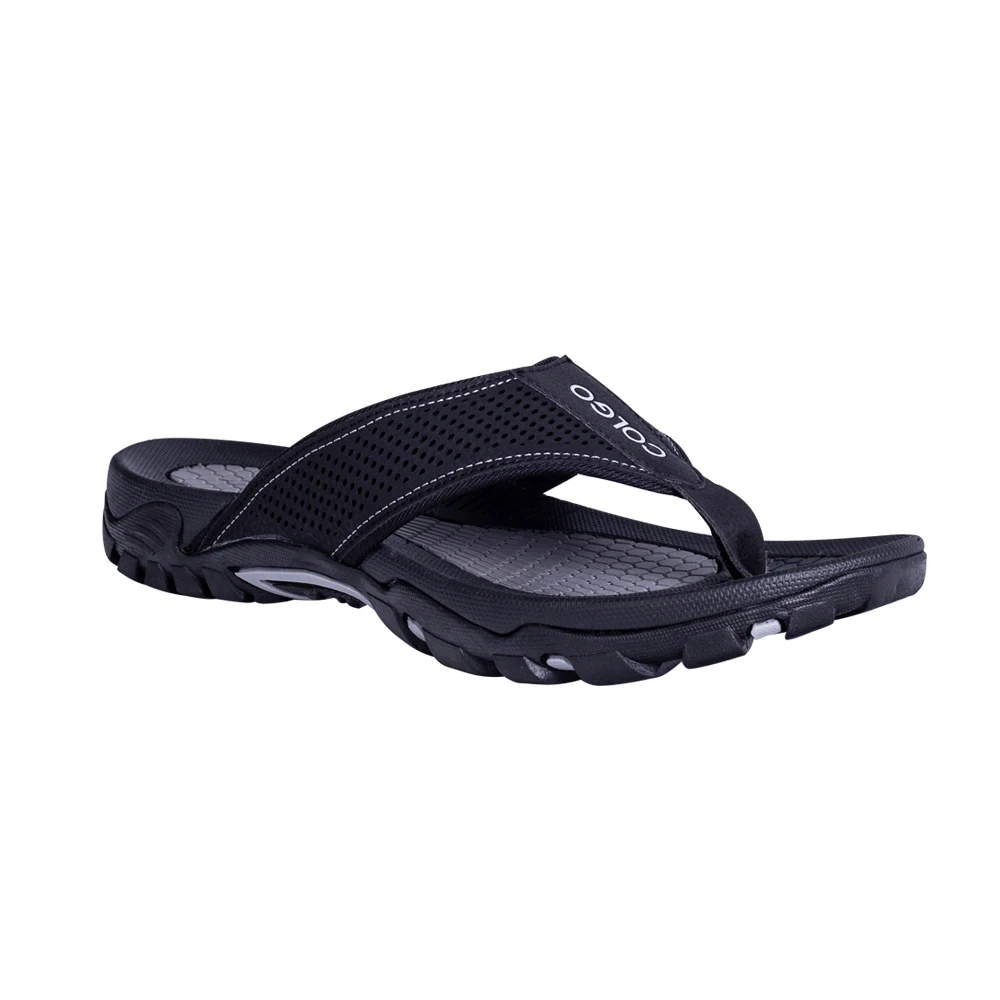 Mens Flip Flops Comfort Sport Thong Sandals for Indoor Outdoor Casual Beach Flip Flops with Arch Support